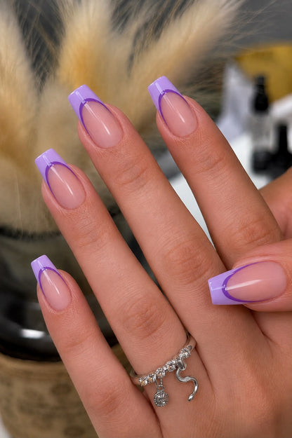 Double French with Lavender