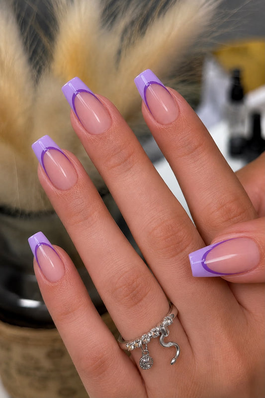 Double French with Lavender
