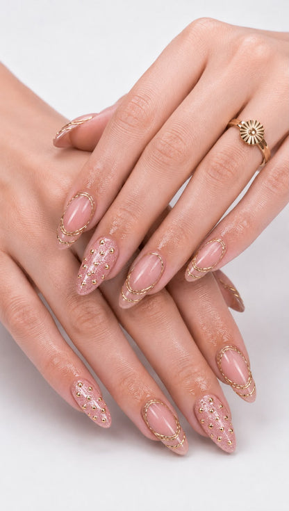 Pink Cat Eye with Chrome