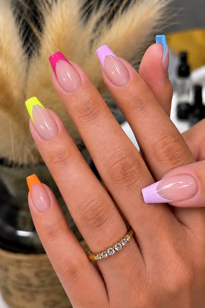 French with Multicolor