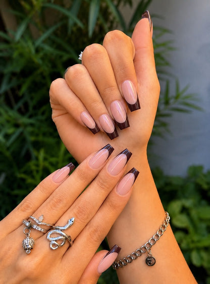 French with Chocolate Brown