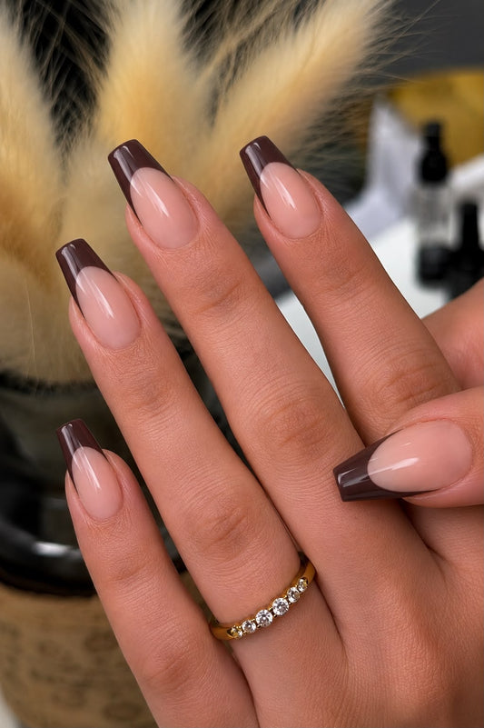 French with Chocolate Brown