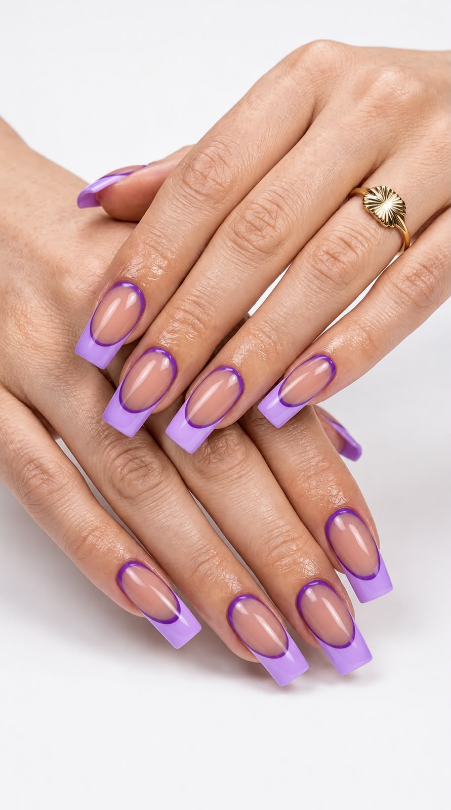 Double French with Lavender