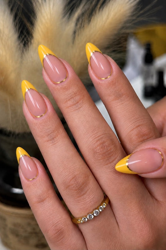 French Tip With Crome