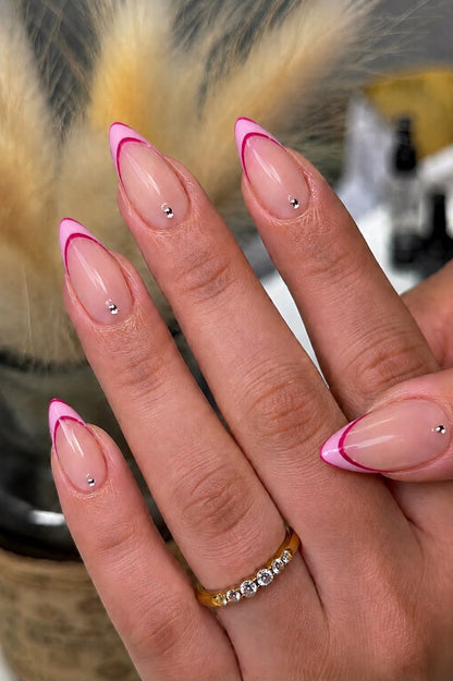 French Tip With Outline
